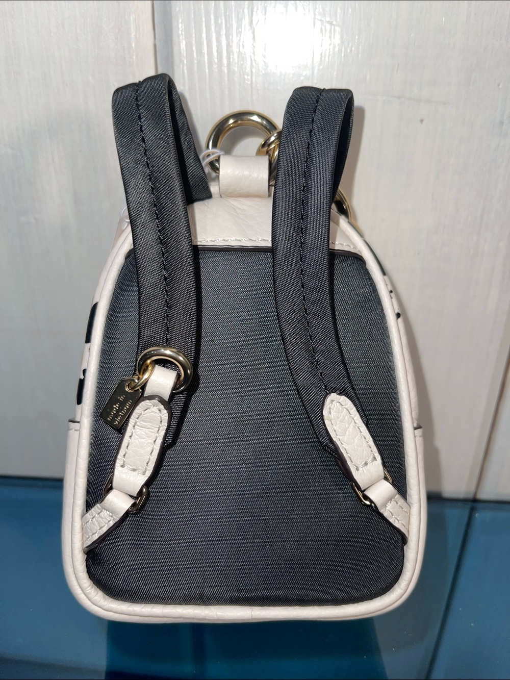 Coach Mini Court Backpack Bag Charm With Floral Print NWT CZ605 - Picture 2 of 5